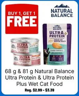 Ren’s Pets Depot Natural Balance Ultra Protein & Ultra Protein Plus Wet Cat Food offer
