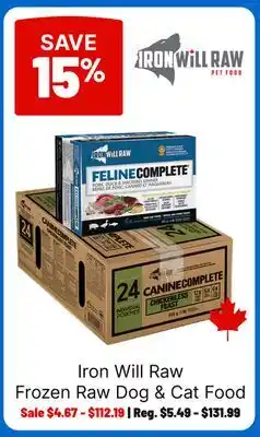 Ren’s Pets Depot Iron Will Raw Frozen Raw Dog & Cat Food offer