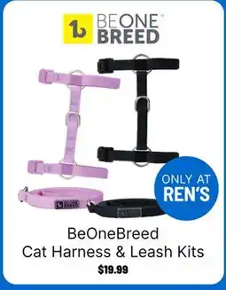 Ren’s Pets Depot BeOneBreed Cat Harness & Leash Kits offer