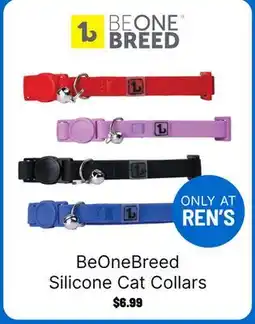 Ren’s Pets Depot BeOneBreed Silicone Cat Collars offer