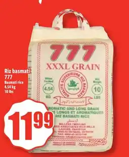 Bonanza Riz basmati 777 offer
