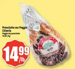 Bonanza Prosciutto sec Poggio Citterio offer