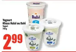 Bonanza Yogourt Khaas Halal ou Dahi offer