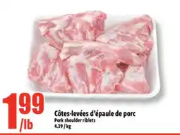 Bonanza Pork shoulder riblets offer