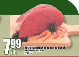 Bonanza Rôti d'intérieur de ronde de boeuf offer