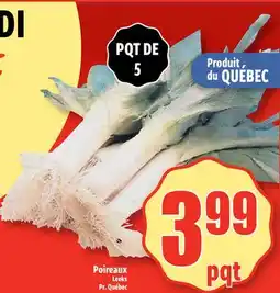 Bonanza Leeks offer