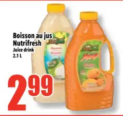 Bonanza Nutrifresh Juice drink offer
