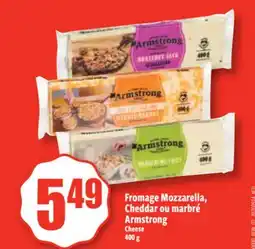 Bonanza Fromage Mozzarella, Cheddar ou marbré Armstrong offer