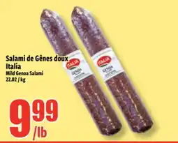 Bonanza Mild Genoa Salami offer