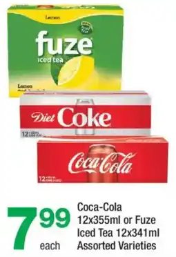Highland Farms Coca-Cola or Fuze Iced Tea offer