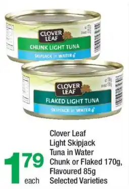 Highland Farms Clover Leaf Light Skipjack Tuna in Water offer