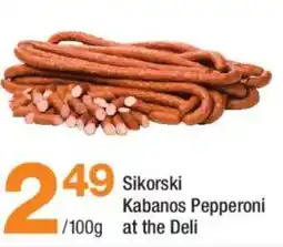 Highland Farms Sikorski kabanos pepperoni offer