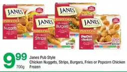 Highland Farms Janes Pub Style Chicken Nuggets, Strips, Burgers, Fries or Popcorn Chicken offer