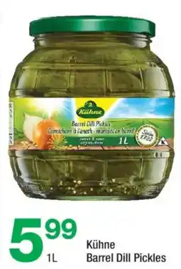 Highland Farms Kühne Barrel Dill Pickles offer