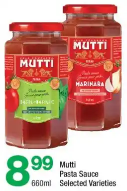 Highland Farms Mutti Pasta Sauce Selected Varieties offer
