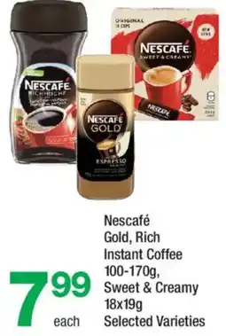 Highland Farms Nescafe Gold, Rich Instant Coffee offer