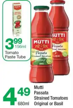 Highland Farms Mutti Passata Strained Tomatoes offer
