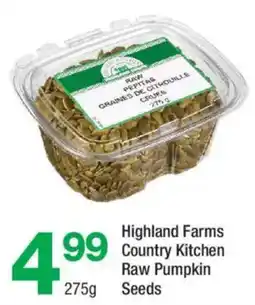 Highland Farms Highland Farms Country Kitchen Raw Pumpkin Seeds offer