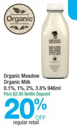 Highland Farms Organic Meadow Organic Milk offer