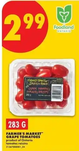 No Frills Farmer's market grape tomatoes offer