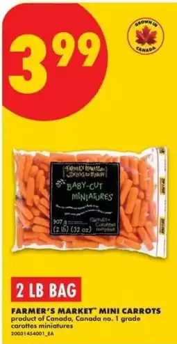 No Frills Farmer's market mini carrots offer