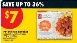 No Frills PC dinner entrées offer