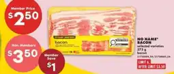 No Frills No Name bacon offer
