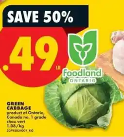 No Frills Green Cabbage offer