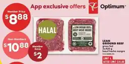 No Frills Optimum lean ground beef offer