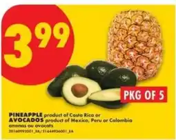 No Frills Pineapple Avocados offer