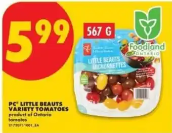 No Frills PC little beauts variety tomatoes offer