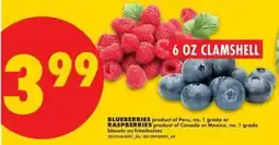 No Frills blueberries or raspberries offer