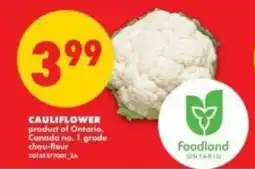 No Frills Cauliflower offer