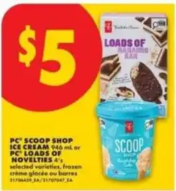 No Frills PC scoop shop ice cream offer