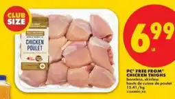 No Frills PC chicken thighs offer