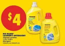 No Frills No Name laundry detergent offer