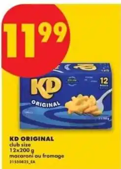 No Frills kd original macaroni au fromage offer