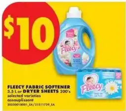 No Frills Fleecy fabric softener dryer sheets offer