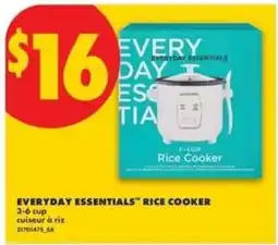 No Frills Everyday Essentials rice cooker offer