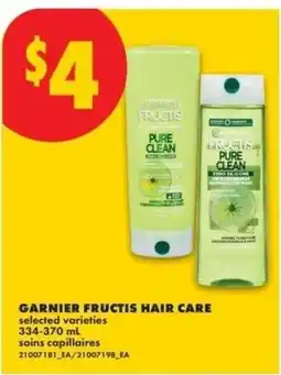 No Frills garnier fructis hair care offer