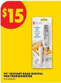 No Frills PC instant read digital pen thermometer offer
