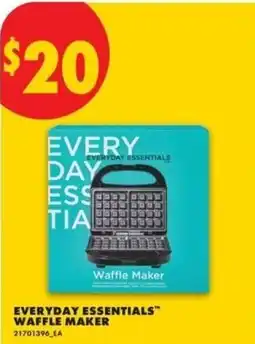 No Frills Everyday Essentials Waffle Maker offer