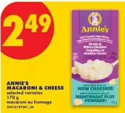 No Frills Annie's macaroni & cheese offer