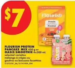 No Frills Flourish protein pancake mix offer