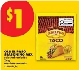 No Frills Old El Paso seasoning mix offer