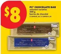 No Frills PC chocolate bar offer