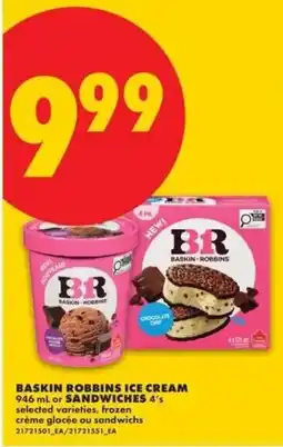 No Frills Baskin Robbins ice cream offer