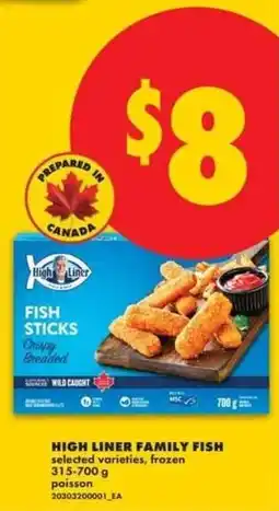 No Frills High Liner fish sticks crispy breaded offer
