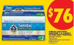 No Frills Similac 360 Total Care offer