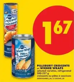 No Frills Pillsbury crescents or wiener wraps offer